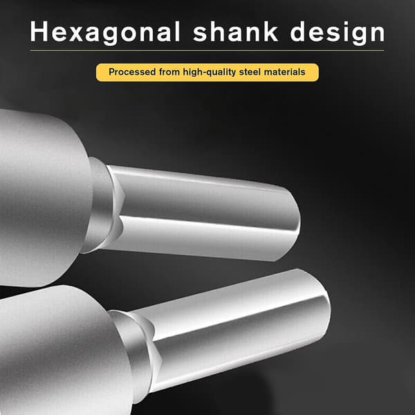 9 Sokkelbor Bits 5-13mm, Bit Sokkel Sæt, Til 1/4\" Hex Skaft Boremaskine