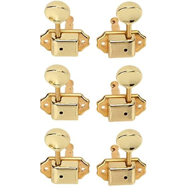 Elektriska Gitarr Stämningsknappar Gitarr Stämningsknappar För Elektrisk Gitarr (6 St) (guld)