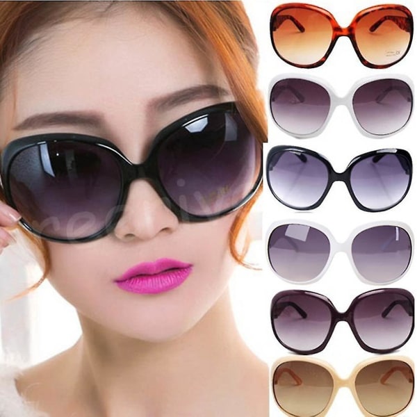 Sexede multi-farver kvinder store klassiske shopping solbriller
