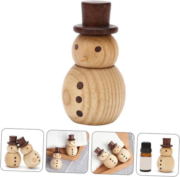 Bil Arom Diffuser Trä Eterisk Olja Fordon Rökelse Diffuser Delikat Rökelse Trä