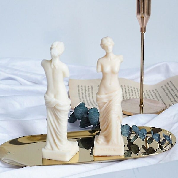 Kunst Kroppstearinlys Harpiksform Menneskeformet Venusgudinne