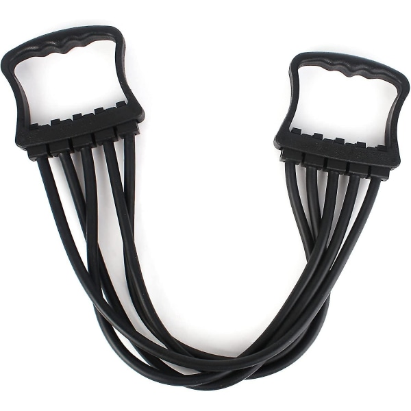 Bryst Expander Trækker, 5 Rør Bryst Expander Muskel Træningsudstyr Bryst Arm Expander Bryst Expander Fitness Justerbar Bryst Expander Til Hjemmet