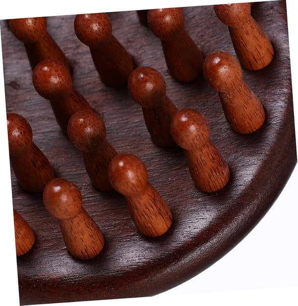 Hårbottenmassagekam för djup hårbottenmassage Trä Hårmassagekam