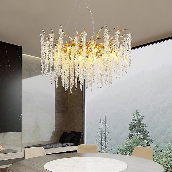 60cm Unik Design Lysekrone Aluminium Led Nordisk Stil