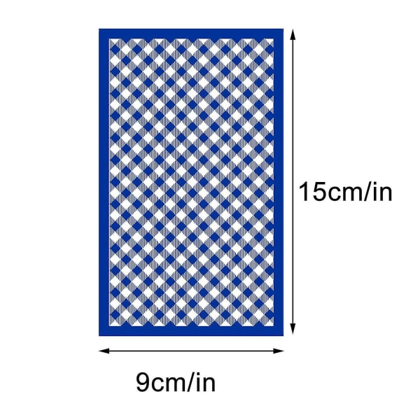 6 stk Gjenbrukbare Silk Screen sjablonger Polymer leire øredobber