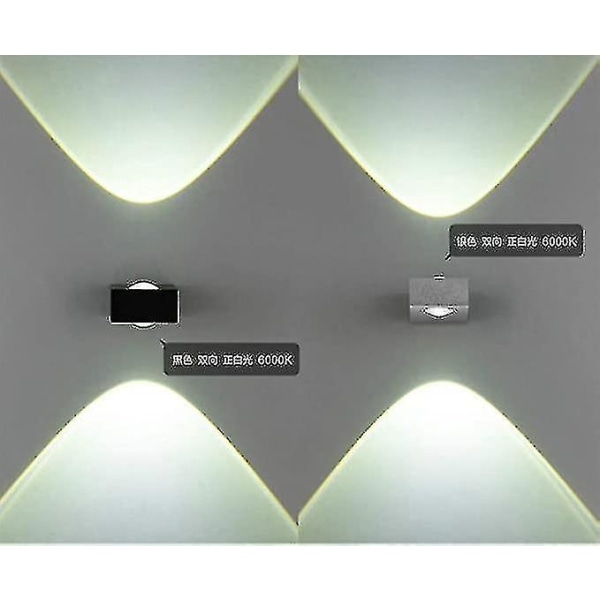 LED Sengelampe til Soveværelse Batteridrevet Moderne Lys Luksus Vægslampe