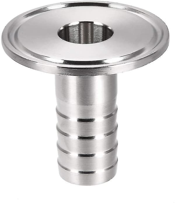 Klämkoppling Slang Barb Koppling Slangventil Rörkopplingar (1 st, silver)