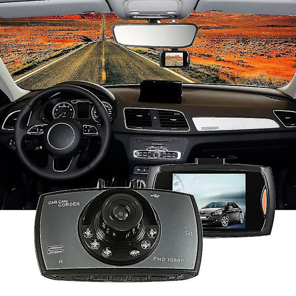Portabel HD 16:9 LCD Nattseende Bilkamera G-sensor