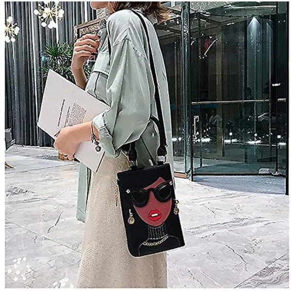 Uutuus, yksilöllinen naisten 3D naisten design-nahkainen kahva, laukku käsilaukut, laukku