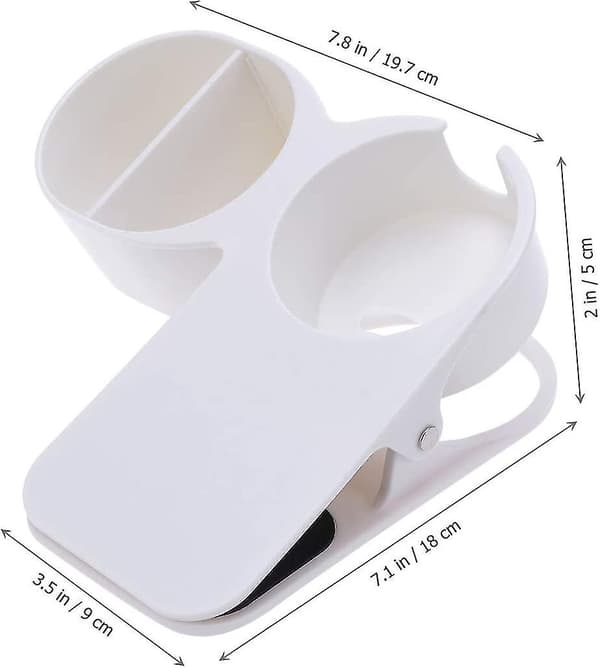 Drikkkoppholderklips Bord Skrivebord Sidekoppholder Kaffe Klipsholder