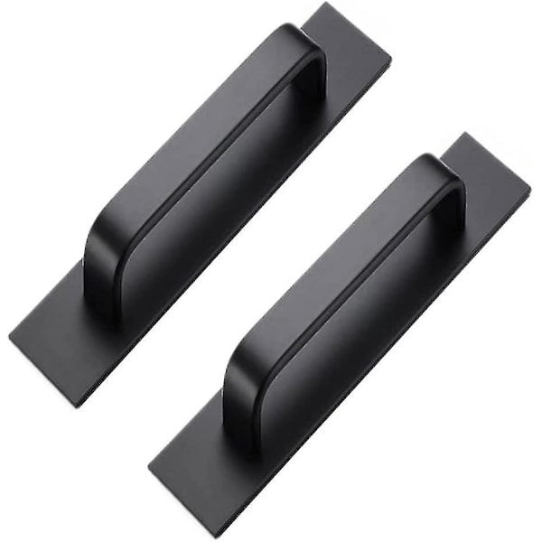 2 Pak Selvhæftende Aluminiumskabshåndtag Soveværelse Badeværelse Køkken Rustfrit Stål Håndtag (133mm