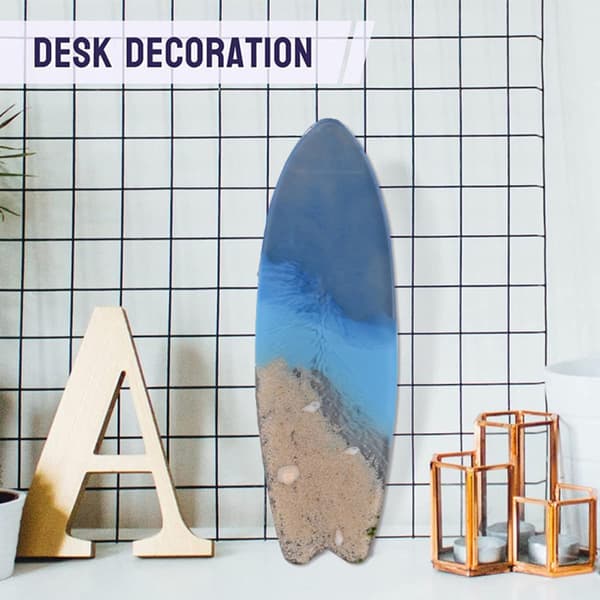 2 stk DIY silikon surfbrettform for epoksystøping, surfbrettunderlegg silikonformsett