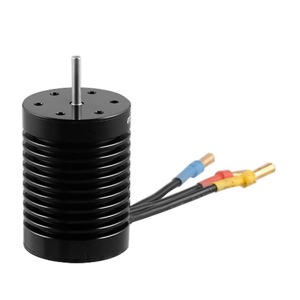 Ocday 10t 3930kv 4-polig Sensorlös Borstlös Motor för 1/10 RC Bil Lastbil