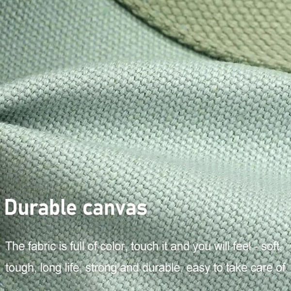 Stor kapasitet Multi-lomme Håndveske Canvas Tote