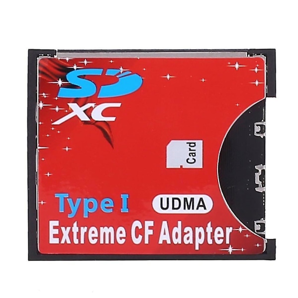 SD-minnekort til CF Flash-kort adapterleser