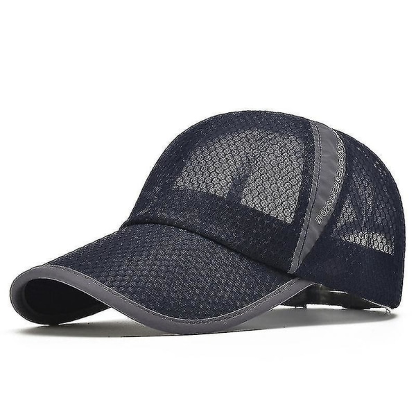 Unisex Andningsbar Mesh Basebollkeps Snabbtorkande Löpningshatt