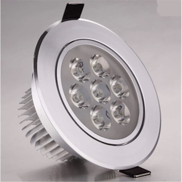 5 stk 7 W LED-spotlight taklampe nedfelt dekor