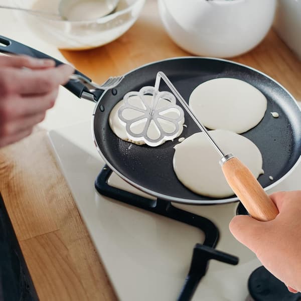 Stekt Snackform Oljedeig Stekeform Sølv Aluminiumlegering Solid Rustfri Kjøkkenredskap