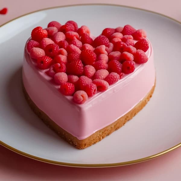2 stk hjerteformet skumkake-dummy Valentinsdag kake-topper hvitt polystyrenmateriale