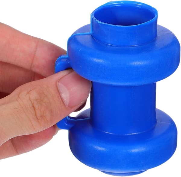 25 stk. blå trampolinestolpehetter i plast, stolpedeksler 2,5 cm diameter erstatningstilbehør