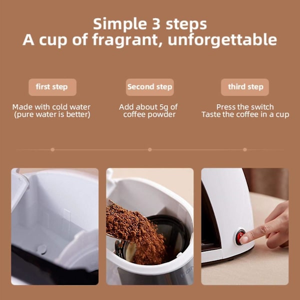 Konka Enkelt-Server Kaffemaskin Termisk Dryppmaskin