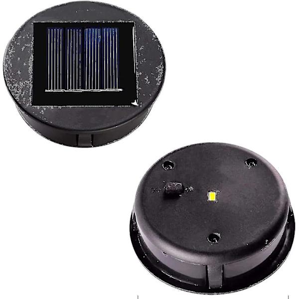 2 st Solcells Batterilåda, Smidesjärnslykta Tillbehör Elektroniktillbehör