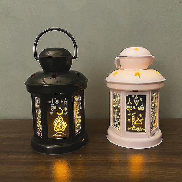 Nattlys Mu Lys Eid Dekoration Hvid til Eid Al Fitr