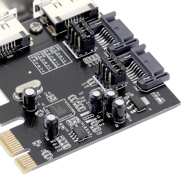 PCI-e til SATA3.0 Pcie Sata3 Udvidelseskort Adapter