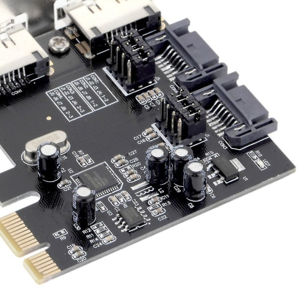 PCI-e til SATA3.0 Pcie Sata3 Utvidelseskort Adapter