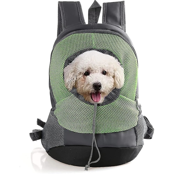 Lille hund Kat rygsæk bærer hund hvalp front taske kæledyr bæretaske  Ventiler Justerbar 34fe | Fyndiq