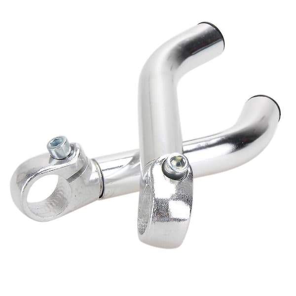 Cykel Styrstangsender Beskyttende Klo Bar Greb (sølv) (2 stk)