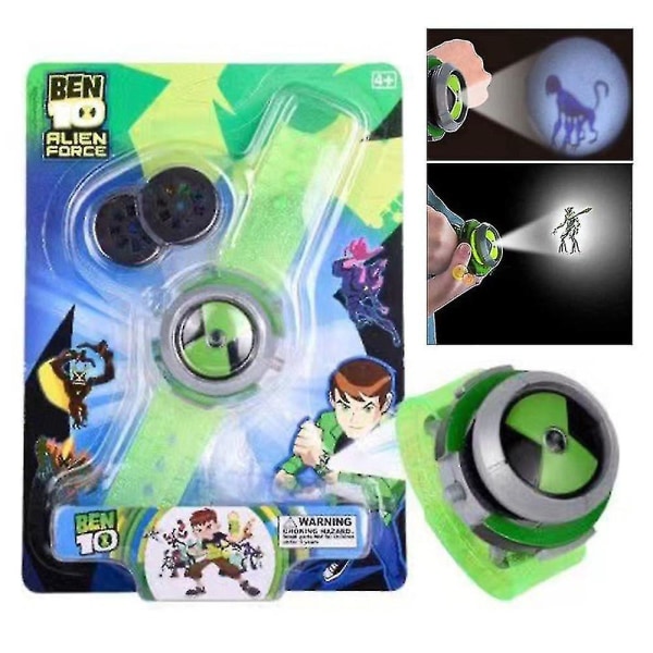 Ben 10 Projektorikello Leikkikalu Alien Force Omnitrix Kello Projektio Action Figure Leikkikalu Lasten Syntymäpäivälahja