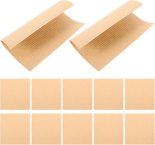 100 st pizzapappersmattor pizzakartongfoder 12x12 tum korrugerat papper engångsbruk mångsidig användning