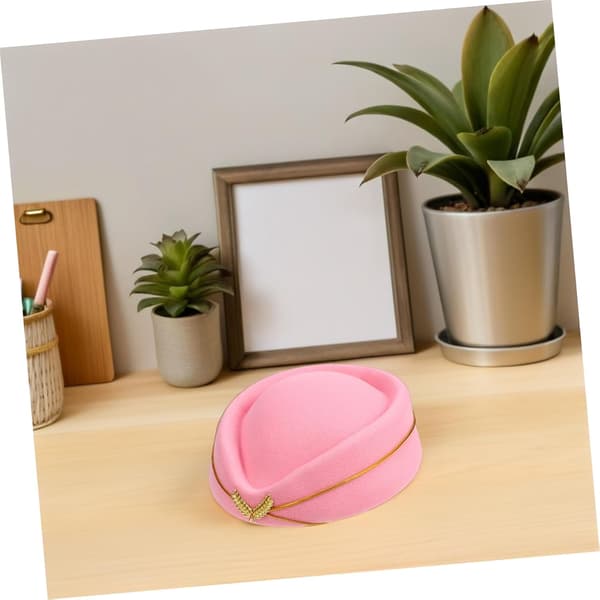 2 stk flyvertinne beret lue lett pustende flyvertinnehatt