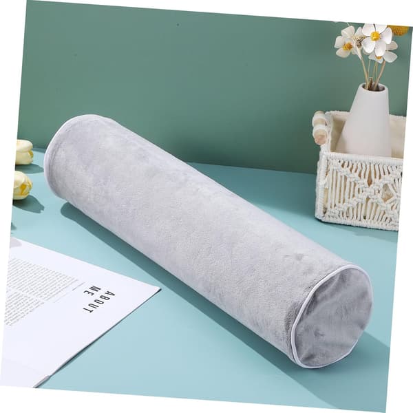 Nackrullkudde Minnesbomull Cylindrisk Cervikal Kudde 43x10cm Grå