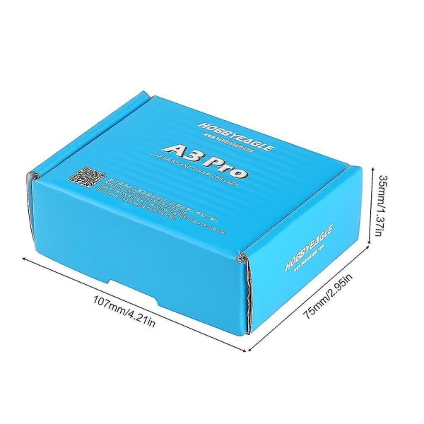A3 Pro Fastvinge 6-akset Gyroskop Flyvecontroller Stabilisator 32-bit Mcu