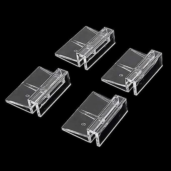 8 stk Aquarium Fish Tank Glass Cover Clips 6mm Tykt Glass