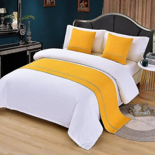 Sänglöpare i ren färg Enkelhet Modernt överkast
