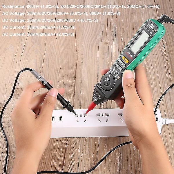 MS8212A Pen-typ Digital Multimeter Spänning Kontinuitetstestare