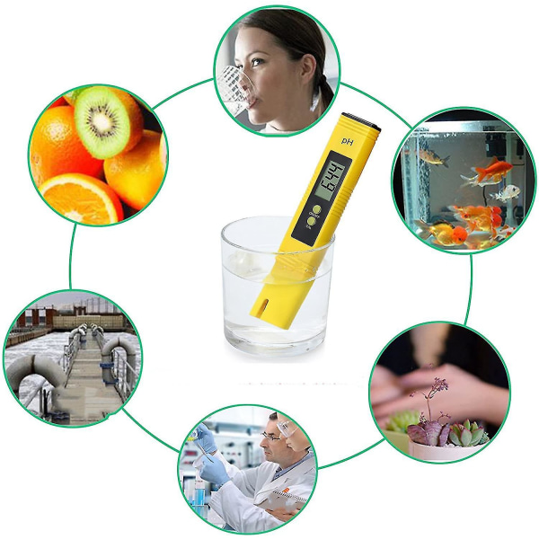 Digital pH-pen Meter - Bærbar LCD pH-tester