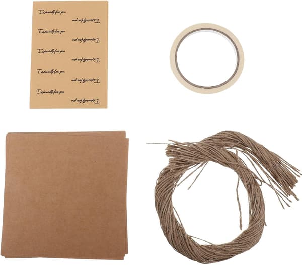 Blompappersstrutar 50 st Kraftpapper med rep för festtillbehör och matservering