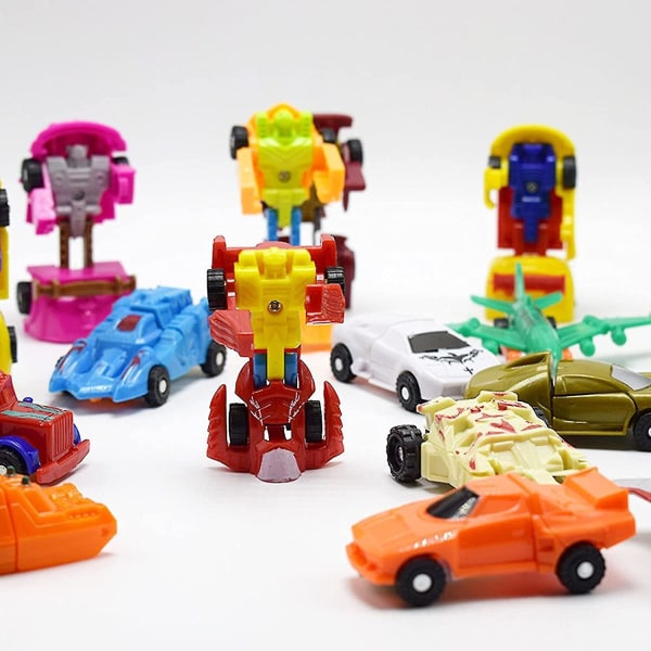 Deformert Autobot Transparent Conjoined Toy, squeak Toy 20 pakker