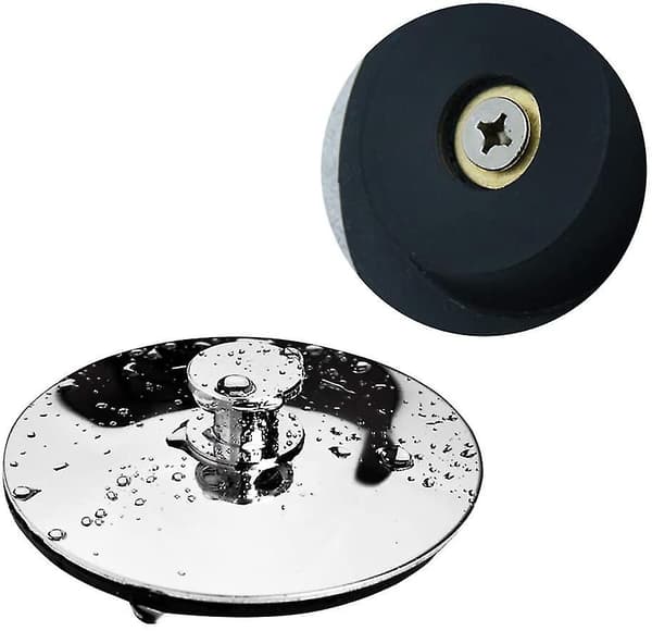 Universal rustfritt stål badekarpropp for 42-43mm avløpsåpning