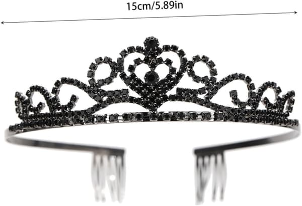 Krone Hodeplagg Tiara Brude Hårtilbehør Elegant Damekrone Hårbøyle Ferie Mote Hodeplagg