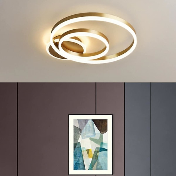 Led-taklys 40cm Geometriske former Flush Mount