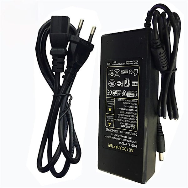 AC 100V-240V DC 12V 5A Valoistransformaattori Virtalähde