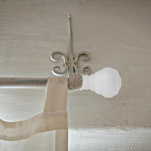 10 st gardinstångsändknoppar Dekorativa gardinstångsändar i plast Eleganta och stilfulla