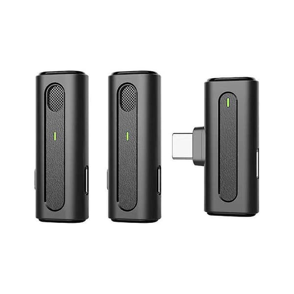 Trådlös Lavalier Type-C Mikrofon 2.4ghz Klippbar Lapel Mic