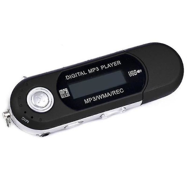 Mini Bærbar USB Digital MP3-spiller, Støtter TF SD-kort FM-radio Hør Musikk