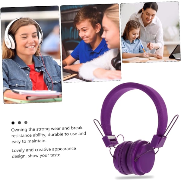 Spelheadset Hörlurar för PC Stereoljud Lättvikt Bärbar Födelsedag